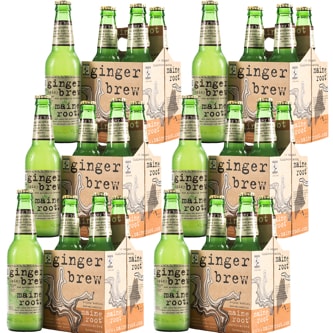 Maine Root Ginger Brew, Bottles, Case